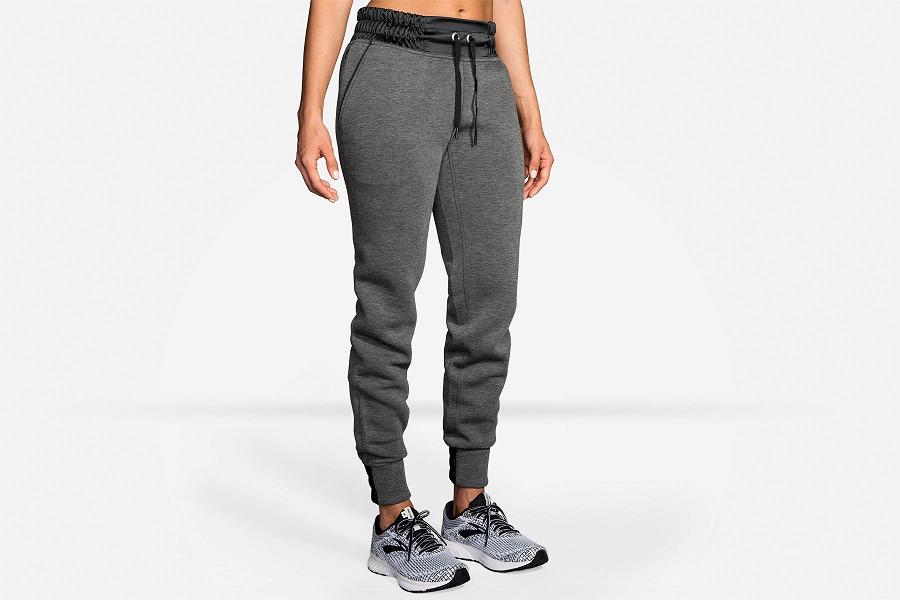 Brooks Fremont Women Sport Clothes & Running Pants Grey EZY502341